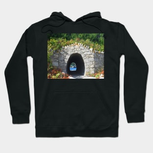 Tunnel to the sea Newport RI Cliff Walk Hoodie